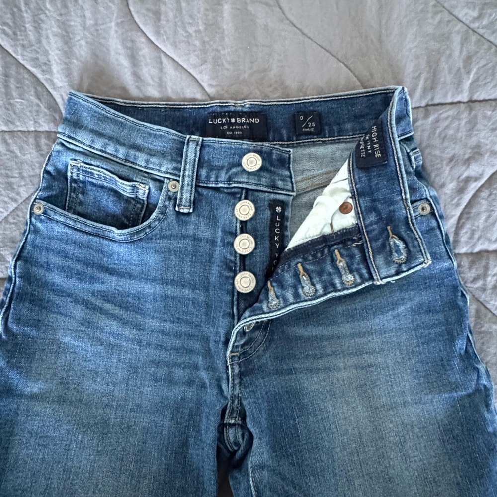 Lucky Brand Bridgette High Rise Skinny Jeans